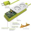 EU Plug Power Strip with 4 USB Port - 5