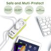 EU Plug Power Strip with 4 USB Port - 6