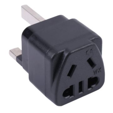 Picture of Portable Universal Five-hole WK to UK Plug Socket Power Adapter with Fuse