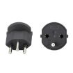 EU to Switzerland Convertible Plug With Ground Wire Travel Adaptor - 1