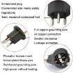 Picture of EU to Switzerland Convertible Plug With Ground Wire Travel Adaptor (Black)