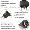 EU to Switzerland Convertible Plug With Ground Wire Travel Adaptor - 3