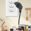 Picture of EU to Switzerland Convertible Plug With Ground Wire Travel Adaptor (Black)