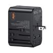 Picture of USAMS US-CC199 T62 65W PD Global Travel Fast Charger Power Adapter (Black)