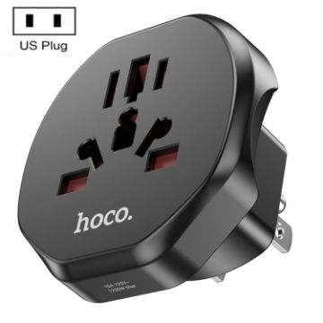 Picture of hoco AC6 Travel Power Universal Adapter Plug (US Plug)