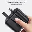 USAMS US-CC173 T55 12W Universal Multi Plug Travel Charger - Black - 4