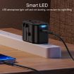 USAMS US-CC173 T55 12W Universal Multi Plug Travel Charger - Black - 7