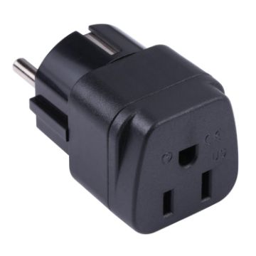 Picture of Portable Three-hole US to EU Plug Socket Power Adapter