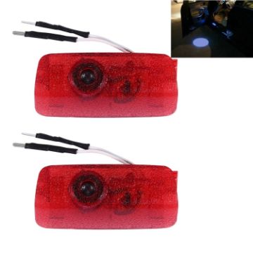 Picture of Car Door LED Laser Welcome Decorative Light for TOYOTA, LED Laser for TOYOTA Logo (Pair) (Red)
