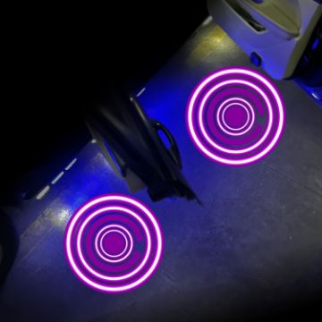 LED Infrared Induction Car Door Welcome Light Night Projection Ambient Light - 1