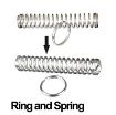 Picture of Magic Trick Toy - Ring and Spring (Silver)