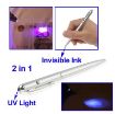 Picture of Magic Trick - Invisible Ink UV Light Pen (Silver)
