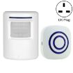 2 in 1 PIR Infrared Sensors Wireless Doorbell Alarm Detector - 1