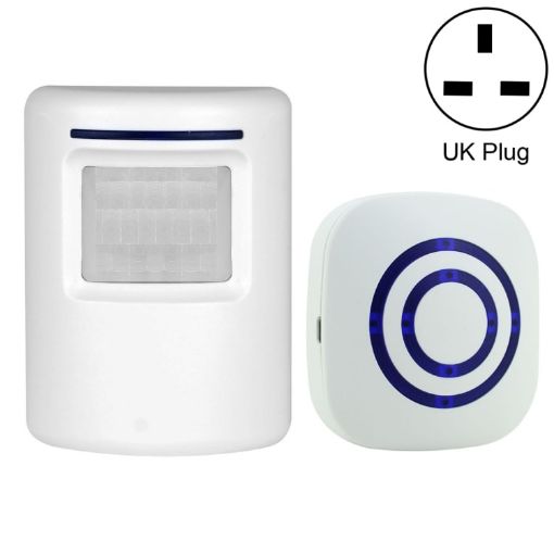 2 in 1 PIR Infrared Sensors Wireless Doorbell Alarm Detector - 1
