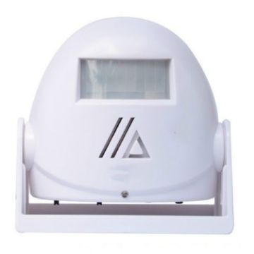 Picture of Wireless Intelligent Doorbell Infrared Motion Sensor Voice Prompter Warning Door Bell Alarm (White)