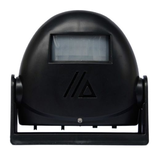 Wireless Intelligent Doorbell Infrared Motion Sensor Voice Prompter (Black) - 1