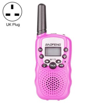 Picture of 2 PCS BaoFeng BF-T3 1W Children Single Band Radio Handheld Walkie Talkie with Monitor Function, UK Plug