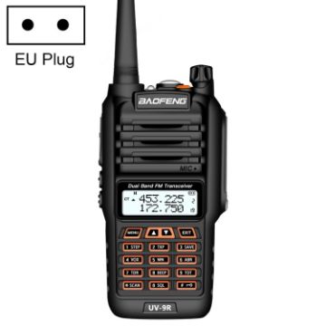 Picture of BaoFeng BF-UV9R 5W Waterproof Dual Band Radio Handheld Antenna Walkie Talkie, EU Plug