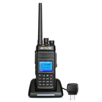 Picture of RETEVIS RT83 10W 400-470MHz 1024CHS Waterproof DMR Digital Dual Time Two Way Radio Walkie Talkie, GPS Version (Black)
