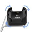 Aluminum Charger Holder for Fitbit Versa - Fast Charging (Silver) - 8