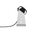 Aluminum Charger Holder for Fitbit Inspire - Fast Charging (Silver) - 7