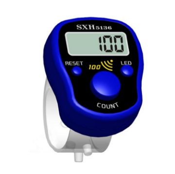LED Electronic Counter with Sound Reminder - Random Color Delivery - 1
