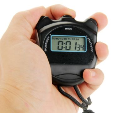 Picture of PS50 Stopwatch Professional Chronograph Handheld Digital LCD Sports Counter Timer with Strap