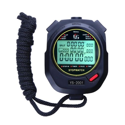 Picture of YS Millisecond Stopwatch Timer Running Training Referee Stopwatch, Style: YS2001 100 Memory