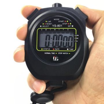 Picture of YS Large Screen Exercise Referee Stopwatch Timer Fitness Running Basketball Code Table (YS-801)