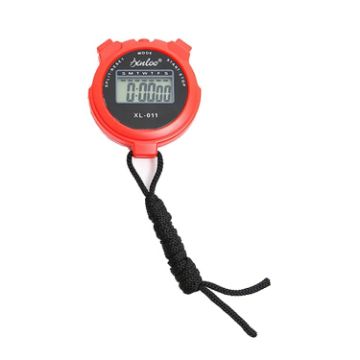 Picture of XINLOO XL-011 Display Single Memory Stopwatch Running Fitness Training Electronic Timer (Red)