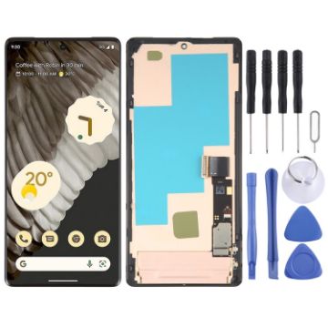 AMOLED LCD Screen For Google Pixel 7 Pro - Full Assembly (Black) - 1