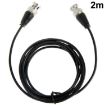 Picture of BNC Male to BNC Male Cable for Surveillance Camera, Length: 2m (Black)
