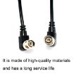 BNC Male to Male Elbow Coaxial Cable, 2m Length - 3