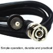 BNC Male to RCA Male Cable 1m - HD Video Coaxial Cable - 3