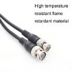 1m BNC Male to Male Coaxial Cable Video Jumper - 5