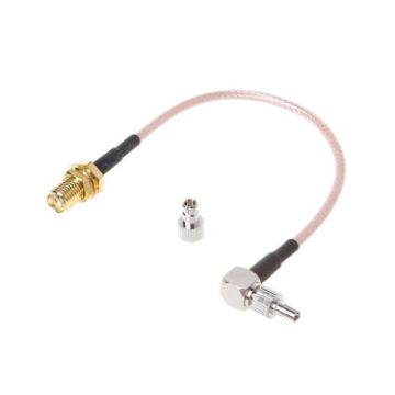 Picture of SMA Female to CRC9/TS9 Double RF Coaxial Connector RG316 Adapter Cable, Length: 15cm