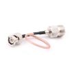 UHF SO239 Female to BNC Male RG316 Cable - 15cm Length - 4
