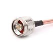 RG316 N Male to 2xTS9/2xCRC9 Male Plug Combiner Splitter Cable, 15cm - 3