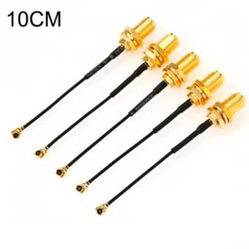 Picture of 5 PCS/Set RG178 Ufl/IPX/IPEX to SMA Female Adapter Braid Cable, Length:10cm
