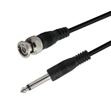 BNC Male to 6.35mm Plug Cable - 3m Length - 1