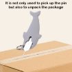 Blue Dolphin Shape Card Opening Needle - Set of 3 - 6