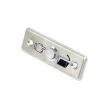 Picture of 3 PCS Stainless Steel Exit Switch Button Metal Access Control Button