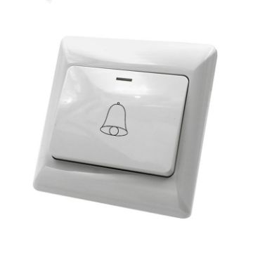Picture of A6-M Doorbell Switch Concealed Wired Doorbell Button, DC 12V
