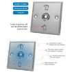 Picture of S86 Stainless Steel Exit Button 86 Metal Access Control Switch