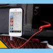 3.5mm Male to Male Audio AUX Cable, 1.5m Length, Red - 4