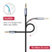 Ugreen AV112 Audio Cable 3.5mm Speaker Line Aux Cable, 1.5m Blue - 7