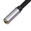 6.35mm Male to 3.5mm Female Audio Adapter Cable - 3m Length - 4