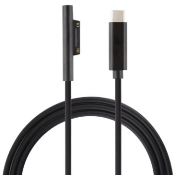 Picture of USB-C/Type-C to 6 Pin Magnetic Male Laptop Power Charging Cable for Microsoft Surface Pro 7/6/5 , Cable Length: about 1.5m