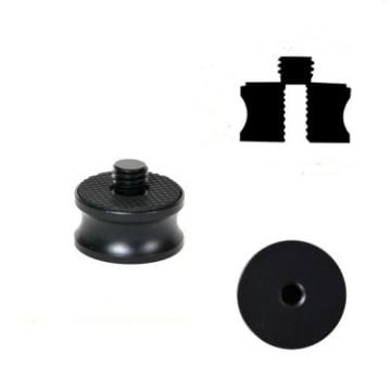Picture of 3 PCS 1/4 inch Female to 3/8 inch Male Screw Aluminum Alloy Adapter