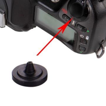 Picture of Universal Metal Camera Shutter Release Button, Diameter: 11mm, Thickness: 2mm (Black)